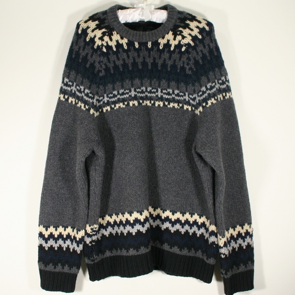 Express Lambswool Knit Pullover Sweater - Picture 2 of 7